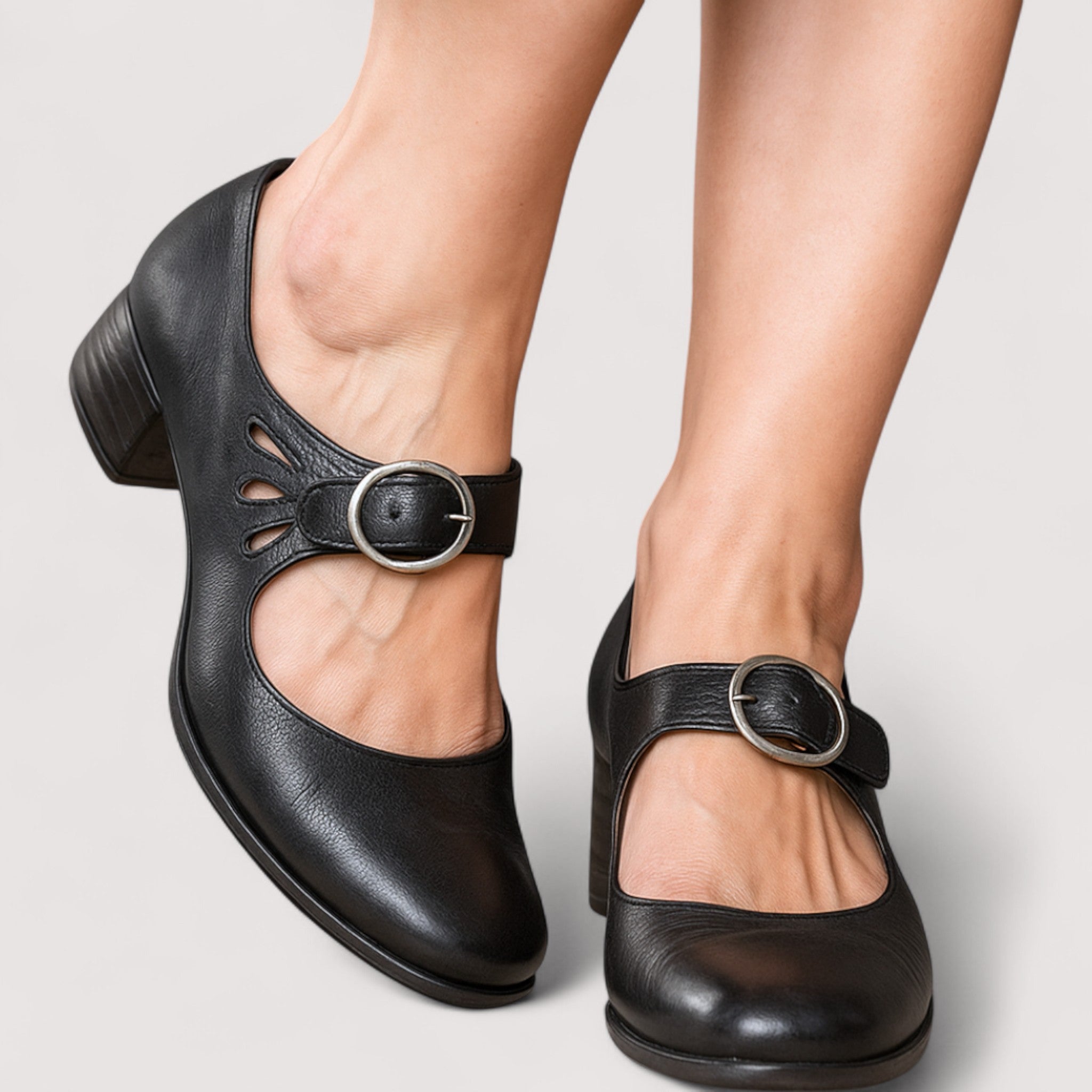 JESSICA | Elegant Orthopaedic Leather Shoes with Wedge Sole