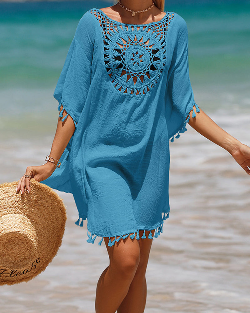 IRMINA | Beach Towel with Pom Poms