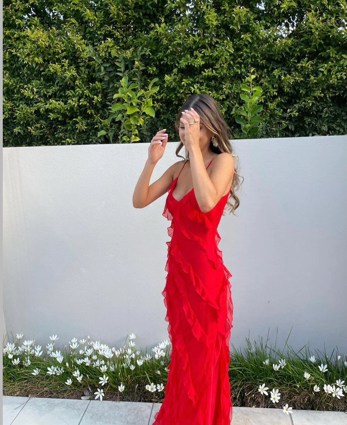 ZARA | Ruffled Dress
