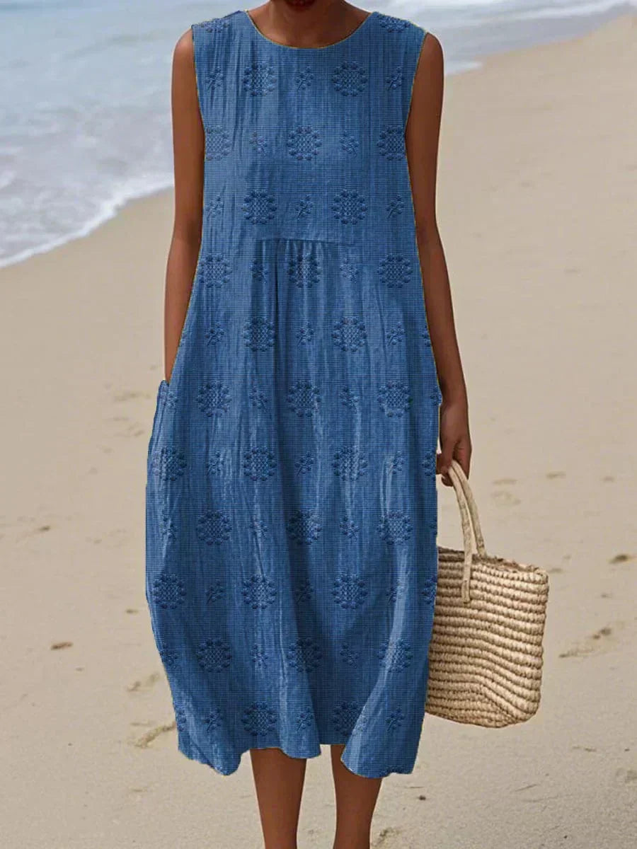 SOFIE | Midi Sleeveless Dress – Light Freedom, Everyday Charm