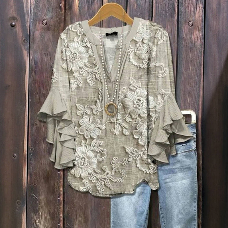 NIKKY | Elegant Floral Blouse