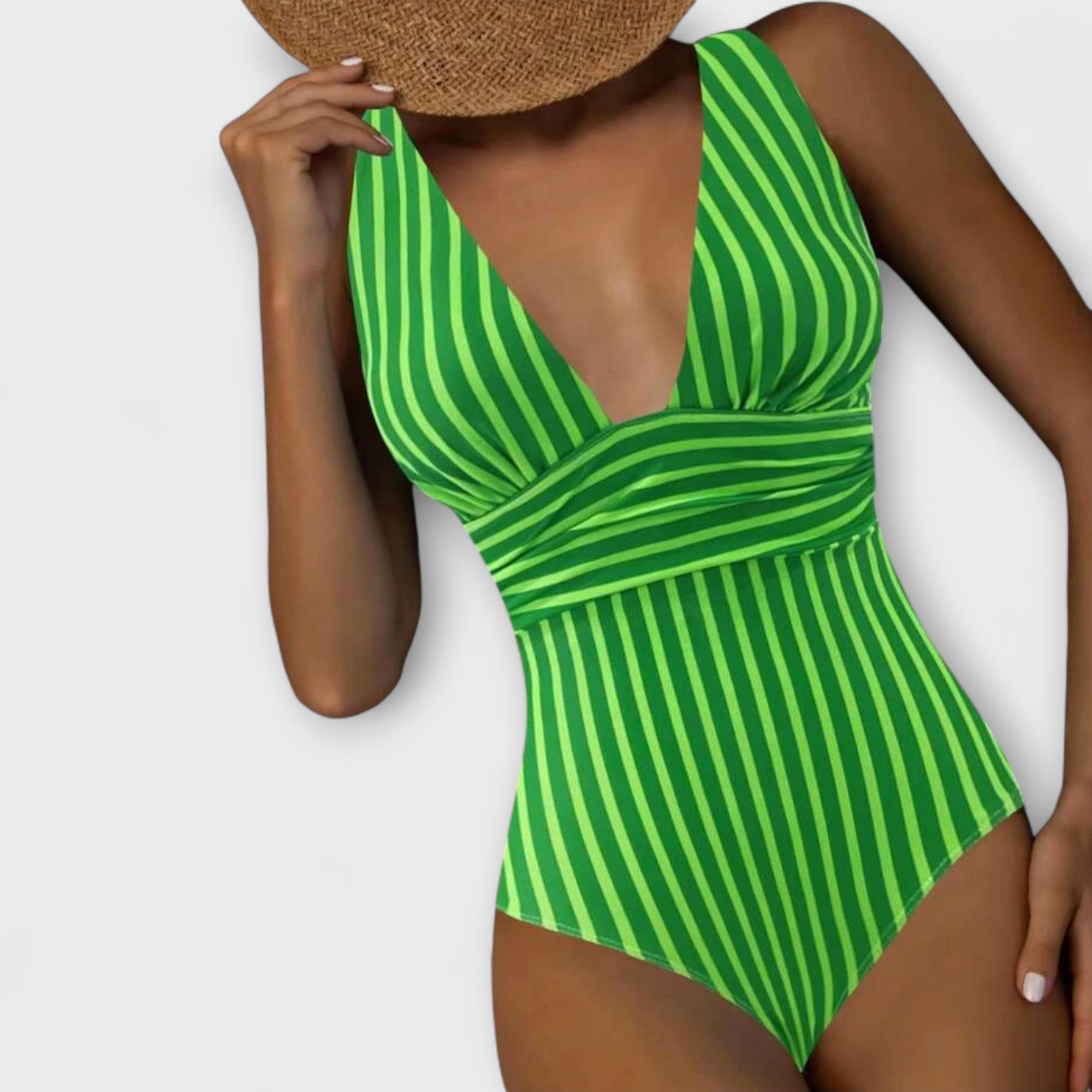 JOWITA | Striped One-Piece Swimsuit