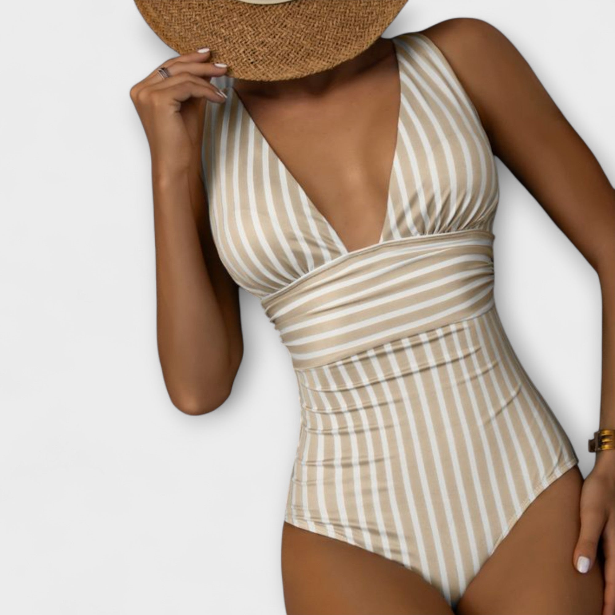 JOWITA | Striped One-Piece Swimsuit