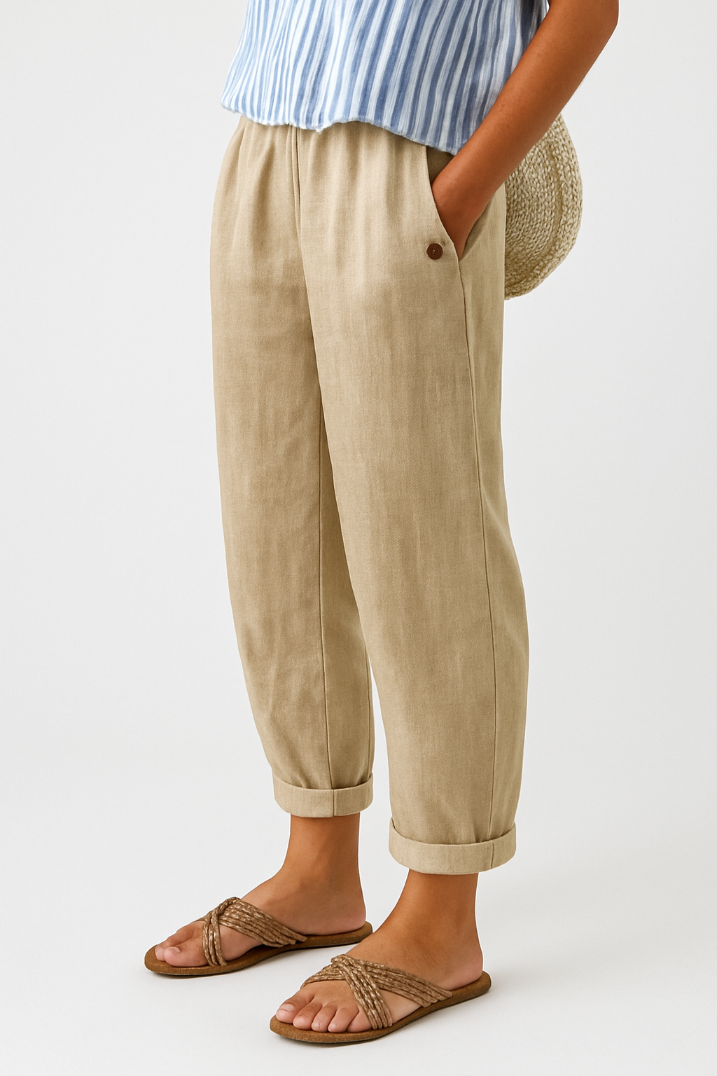 CHICA | Stylish  Pants With Side Pockets