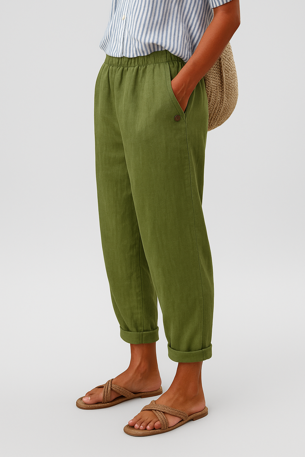 CHICA | Stylish  Pants With Side Pockets