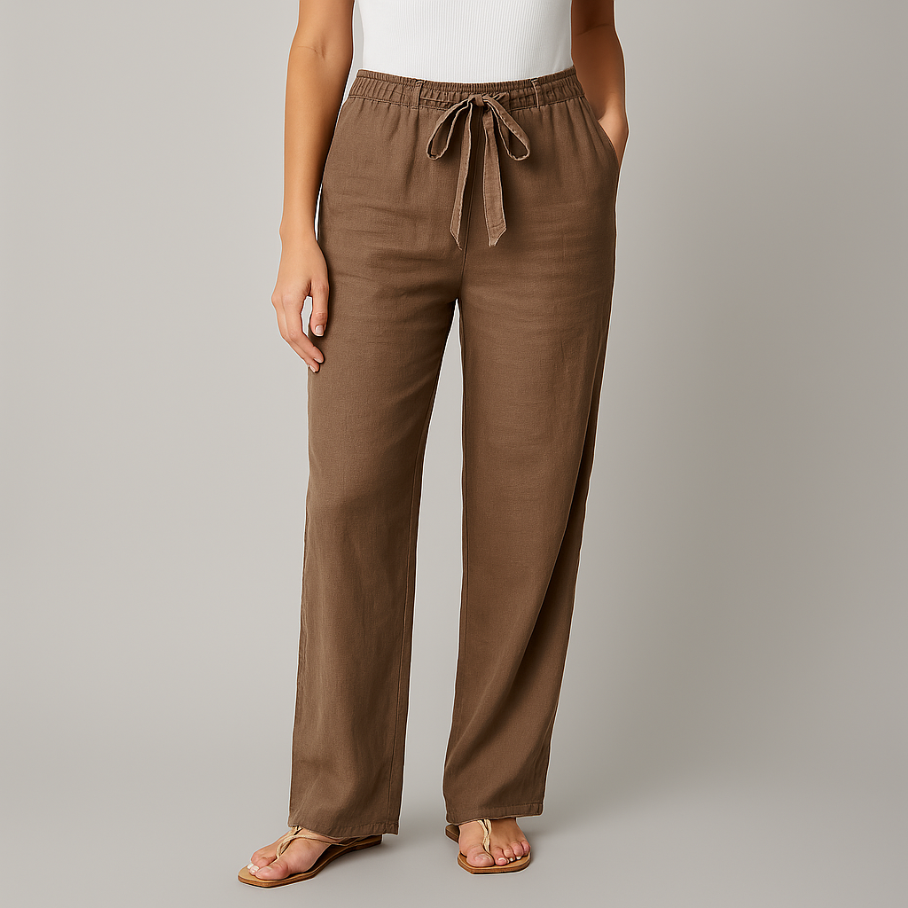 CHARLOTTE | Modern, Lightweight Linen Trousers