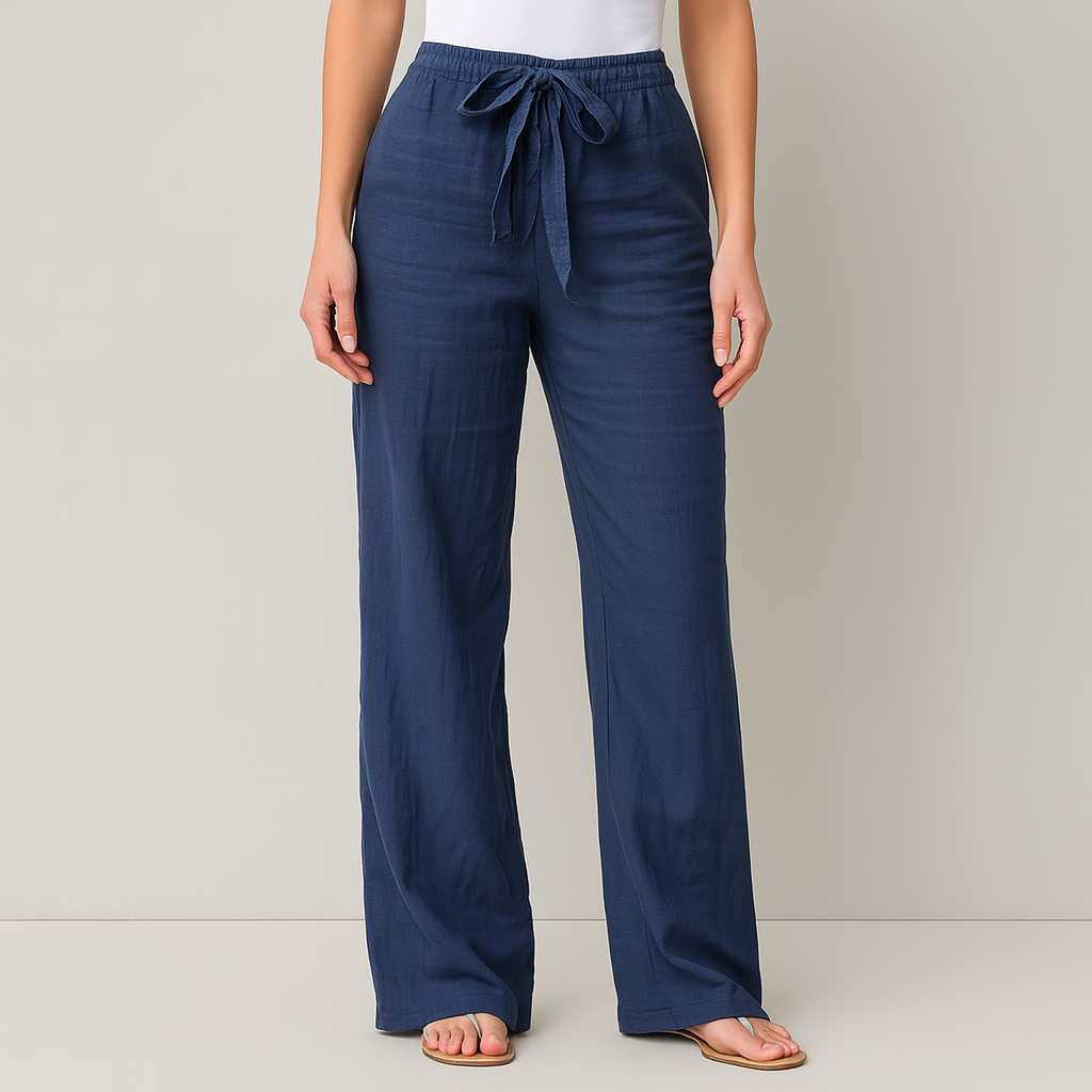 CHARLOTTE | Modern, Lightweight Linen Trousers