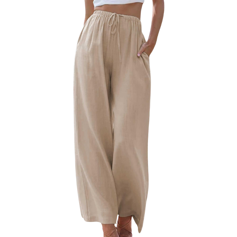 RUTH | Elegant cotton and linen trousers