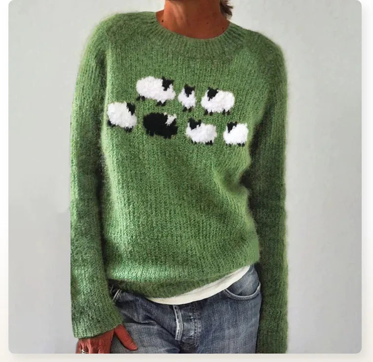 LINA | Comfortable Cute Sheep Sweater