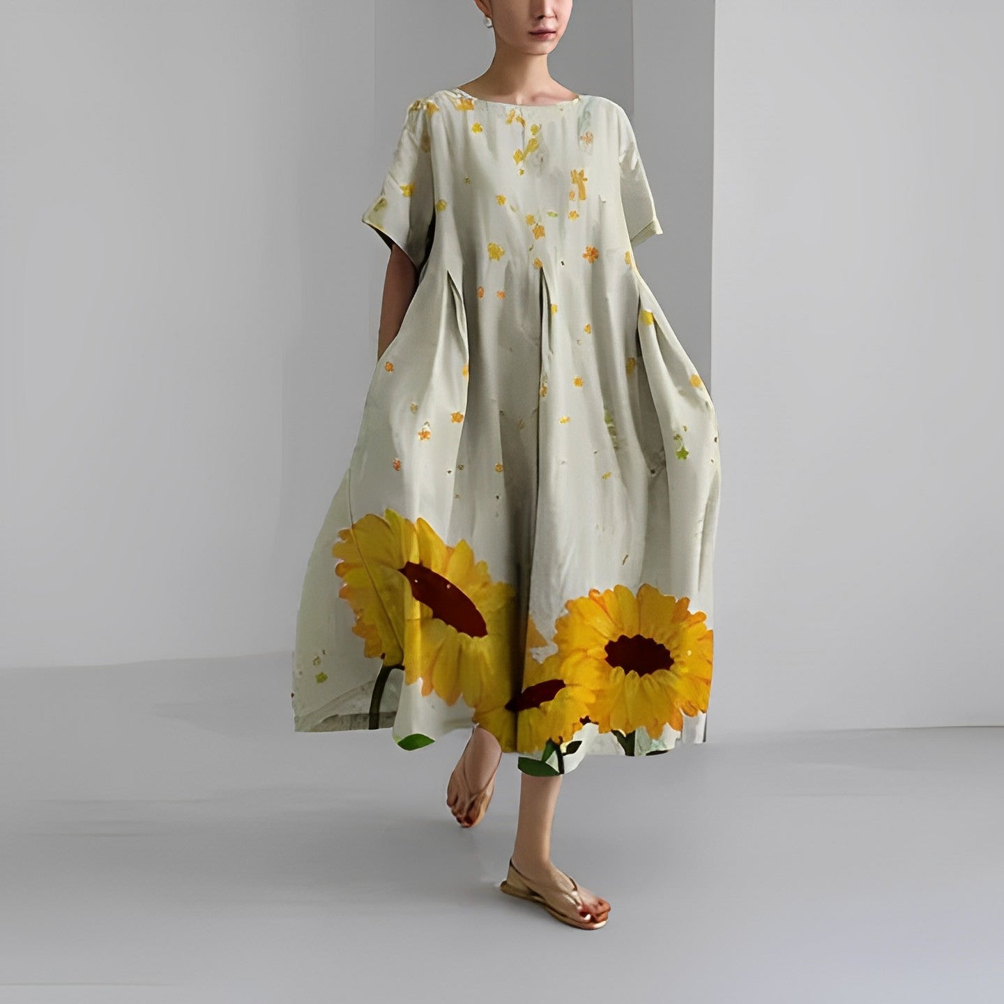 FLEUR | Light, Printed Dress