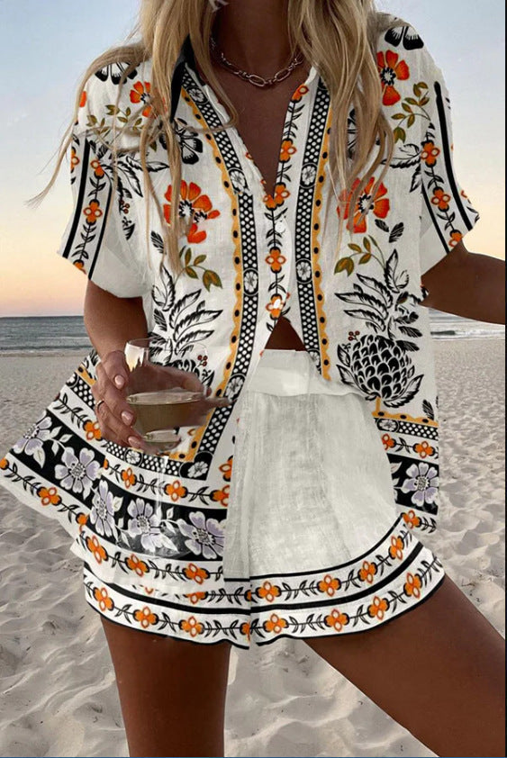 IRELLA | Short Suit in Floral Pattern