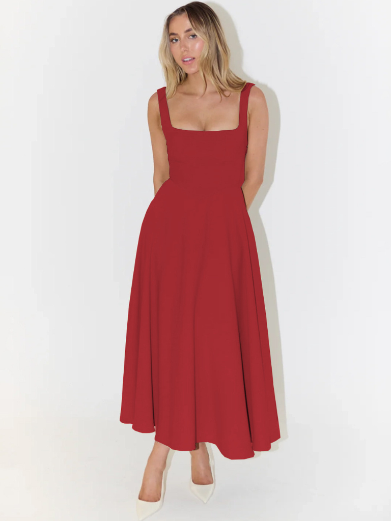 SCARLET | Elegant Wedding Guest Dress
