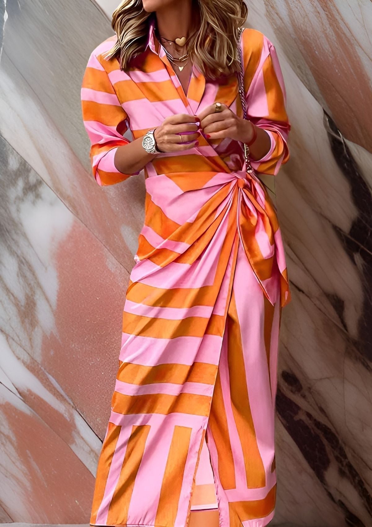 BELÉN | Wrap Dress with Print