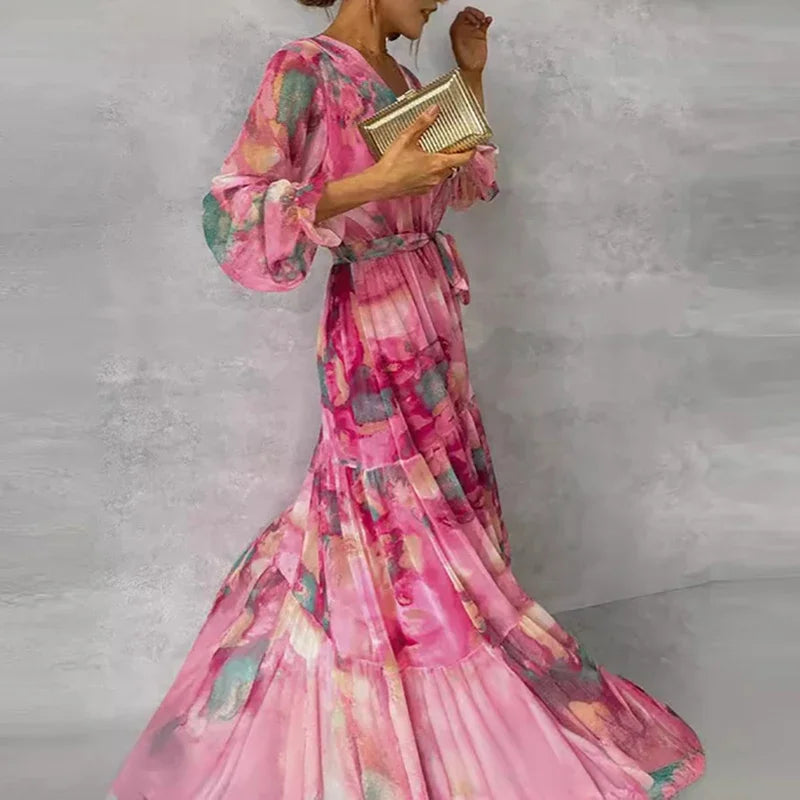 EMILIA | Elegant Floral Dress