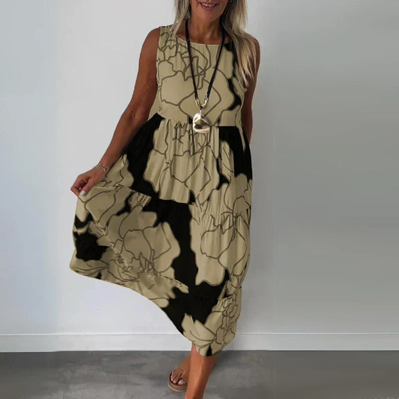 CAITLYN | Sleeveless Maxi Dress