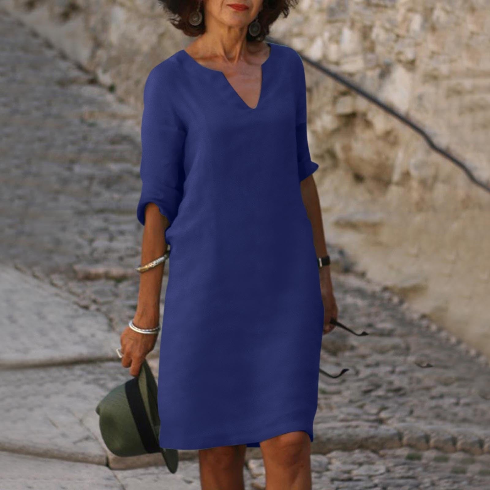 CASSIE | Perfectly Fitted V-Neck Dress