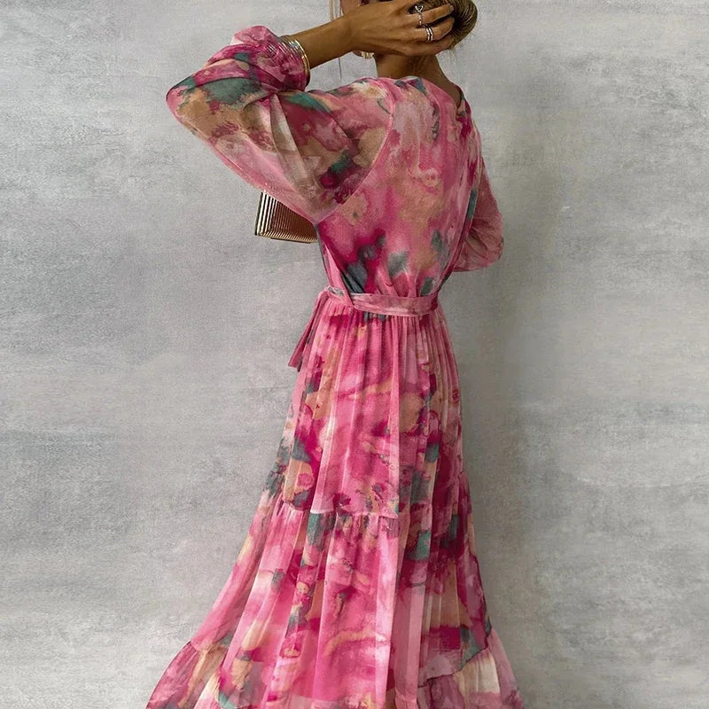 EMILIA | Elegant Floral Dress