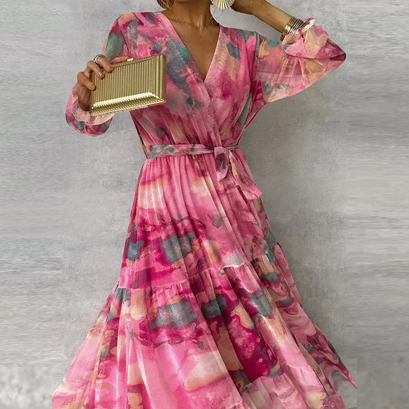 EMILIA | Elegant Floral Dress