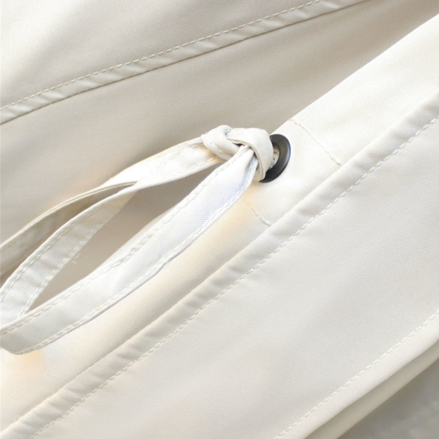 NATI | Two-Layer Hooded Jacket with Snap and Zip Closure