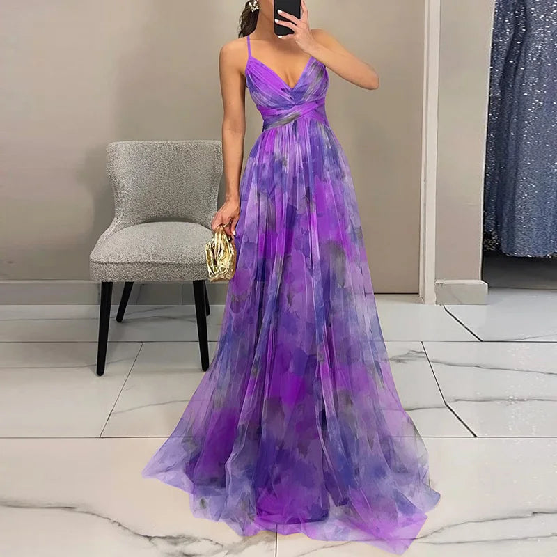 GIGI | Dazzling Maxi Dress with Floral Print