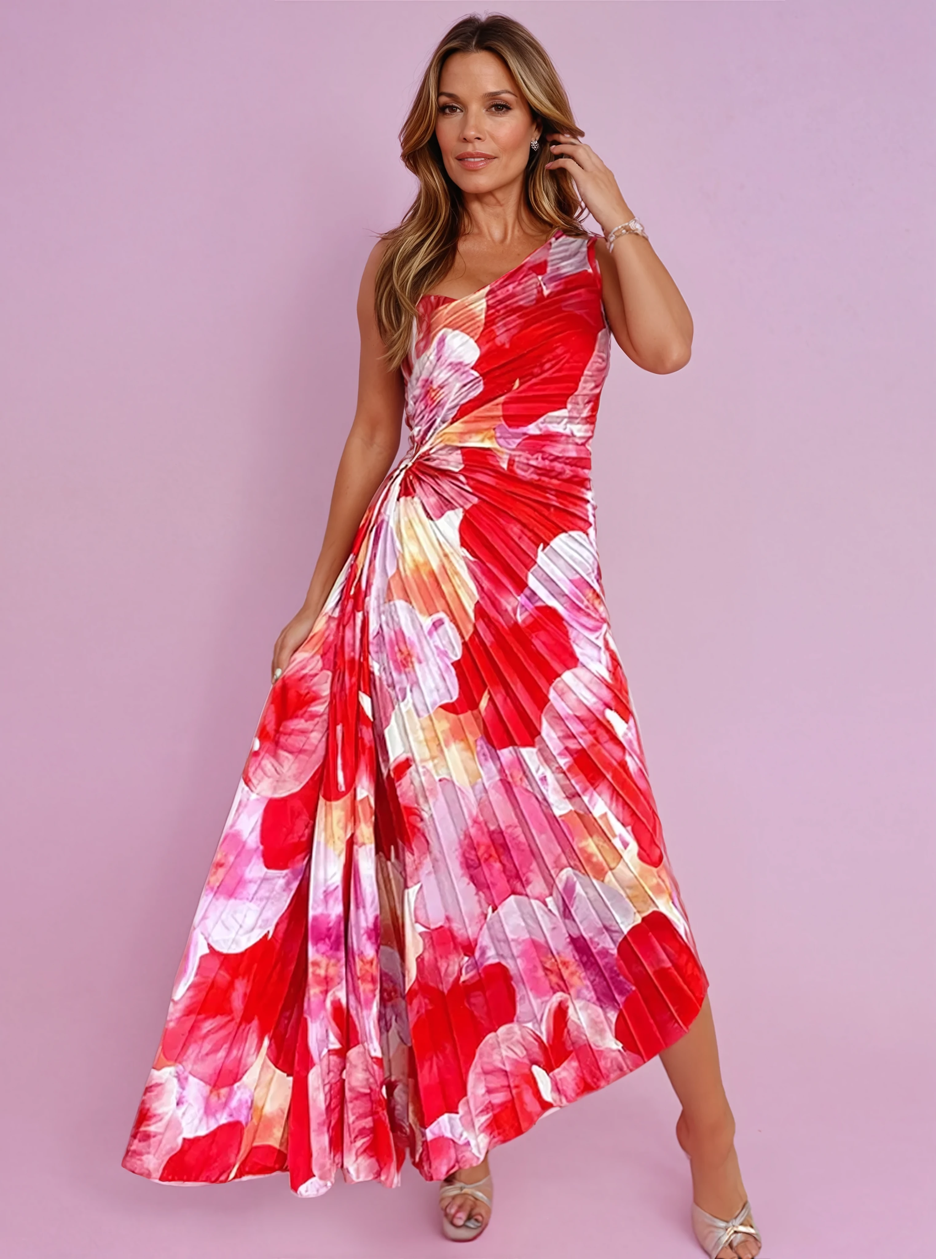 KATIE | Spring Pleated Dress