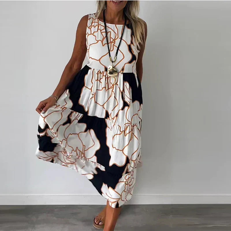 CAITLYN | Sleeveless Maxi Dress