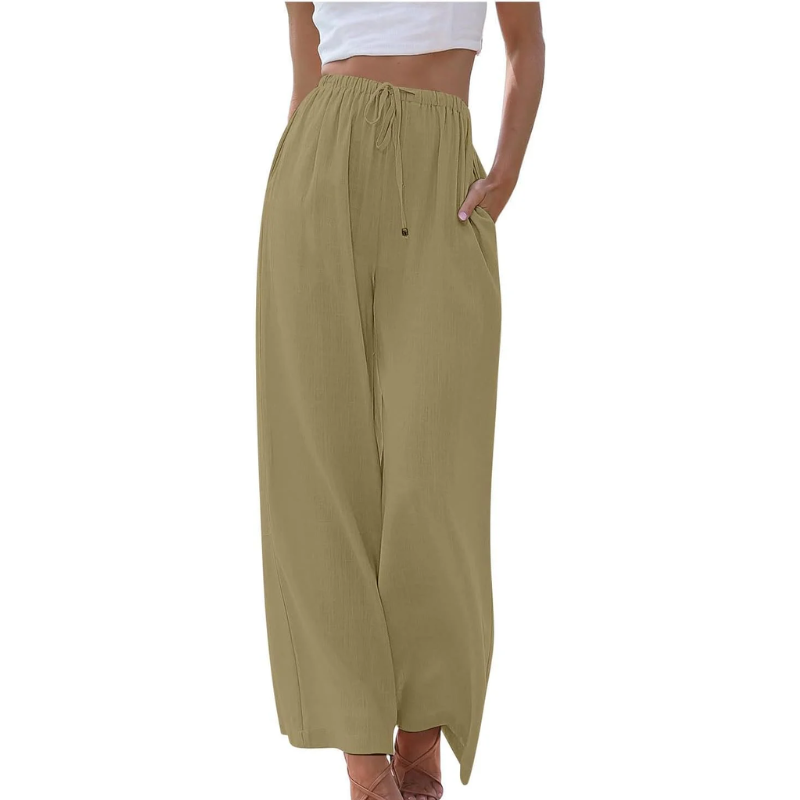RUTH | Elegant cotton and linen trousers
