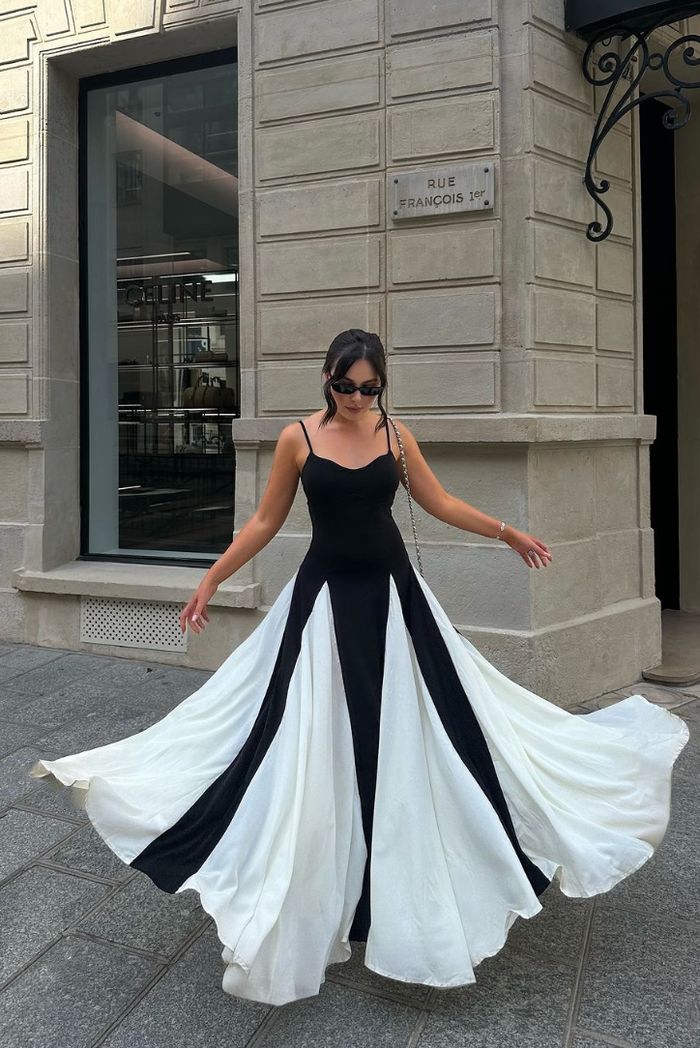 ELIANA | Paneled Maxi Dress