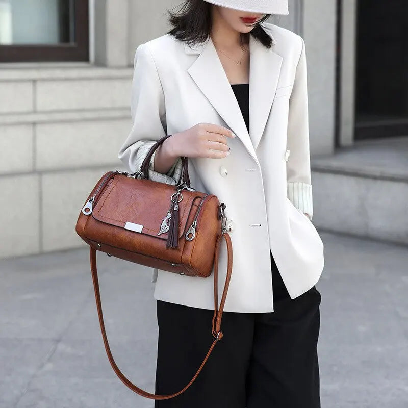 STELLA | Leather Shoulder Bag