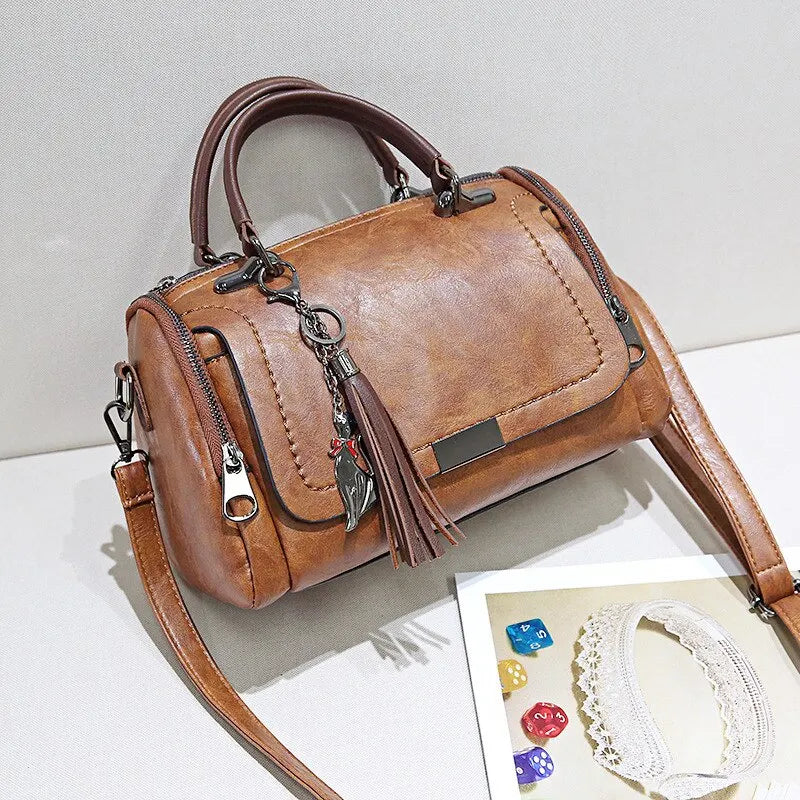STELLA | Leather Shoulder Bag