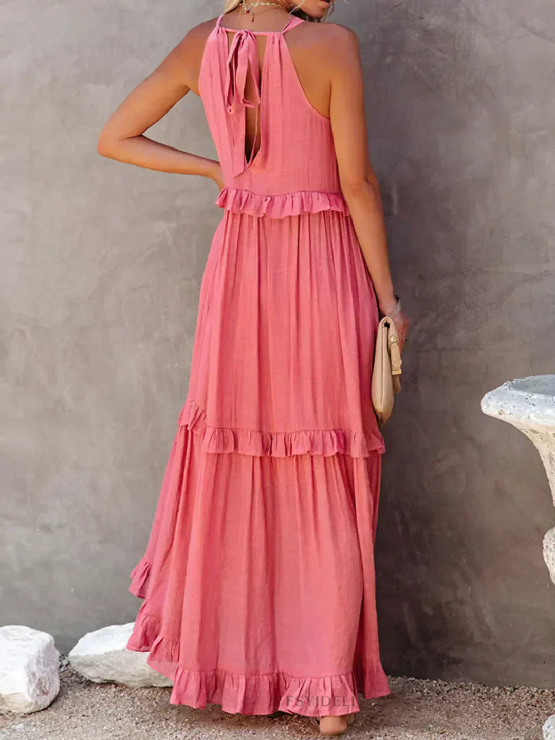 LANDRY | Chic Ruffle Trim Sleeveless Dress