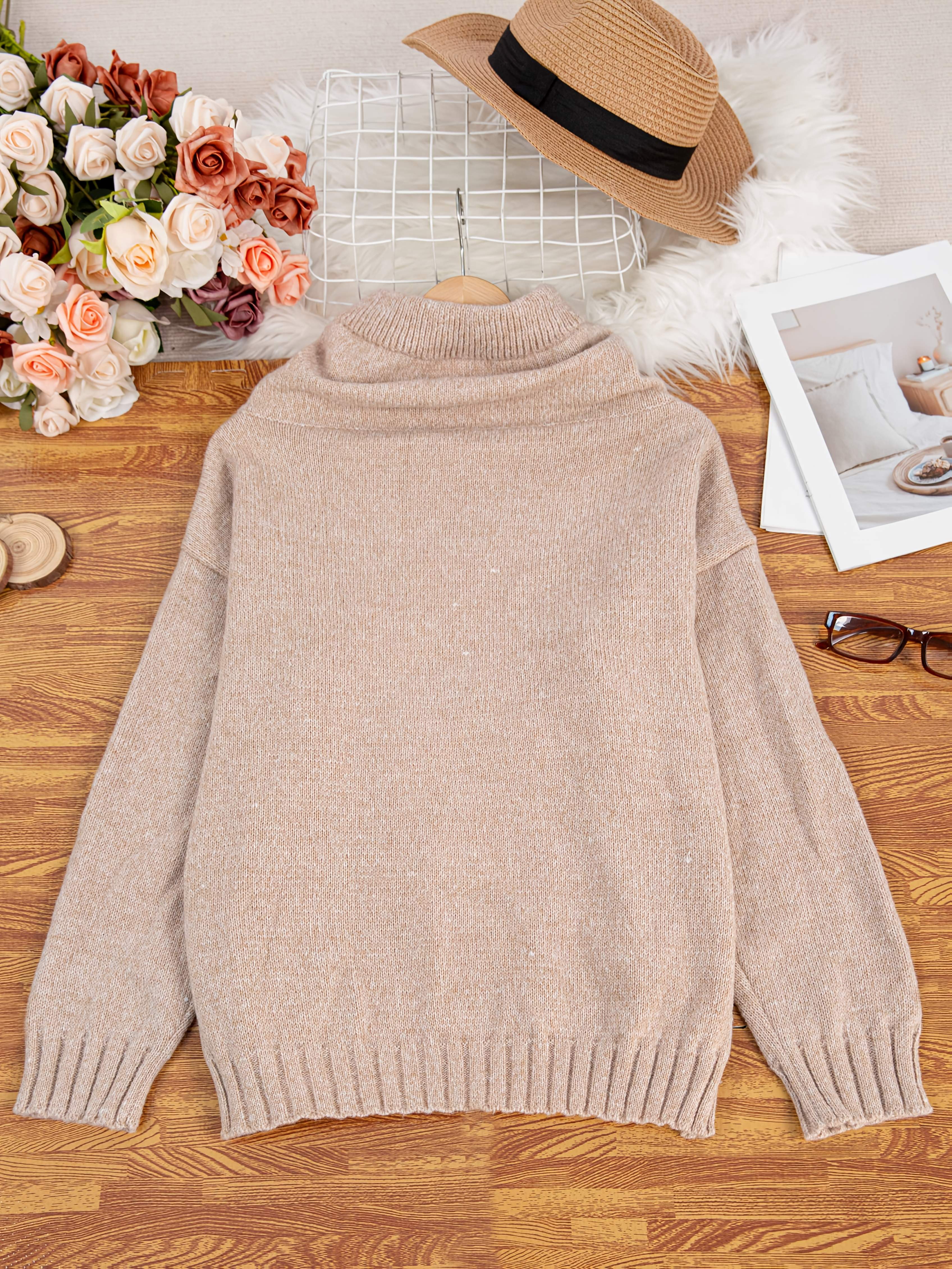 ZELINA | Long Sleeve Sweater with Pocket
