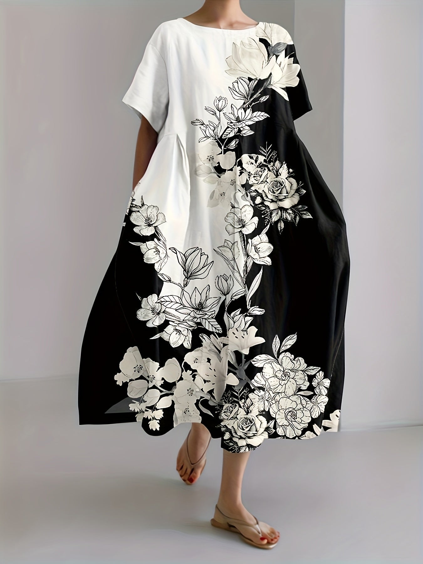 LUNNA | Midi Dress from the Garden