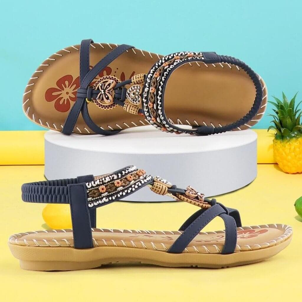 Havana | Sandals with Elastic Band and Soft Platform