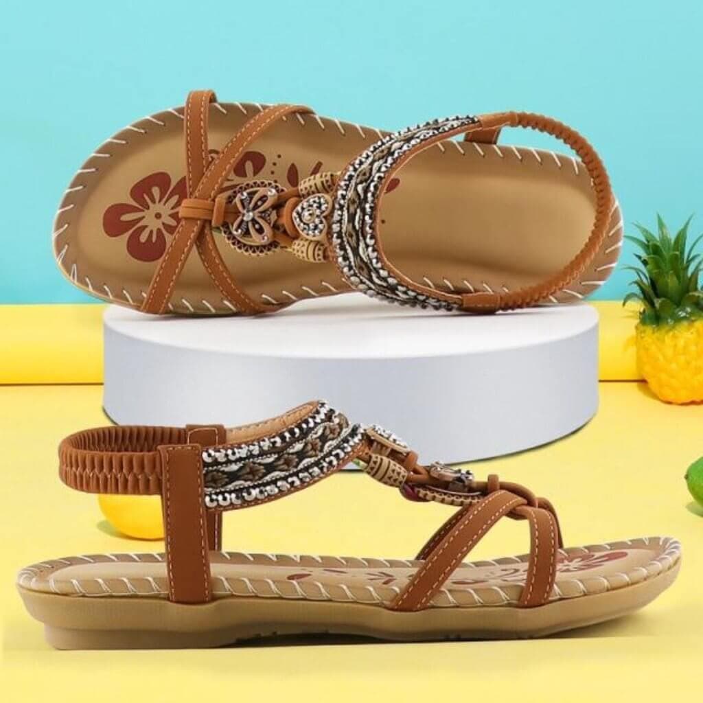 Havana | Sandals with Elastic Band and Soft Platform