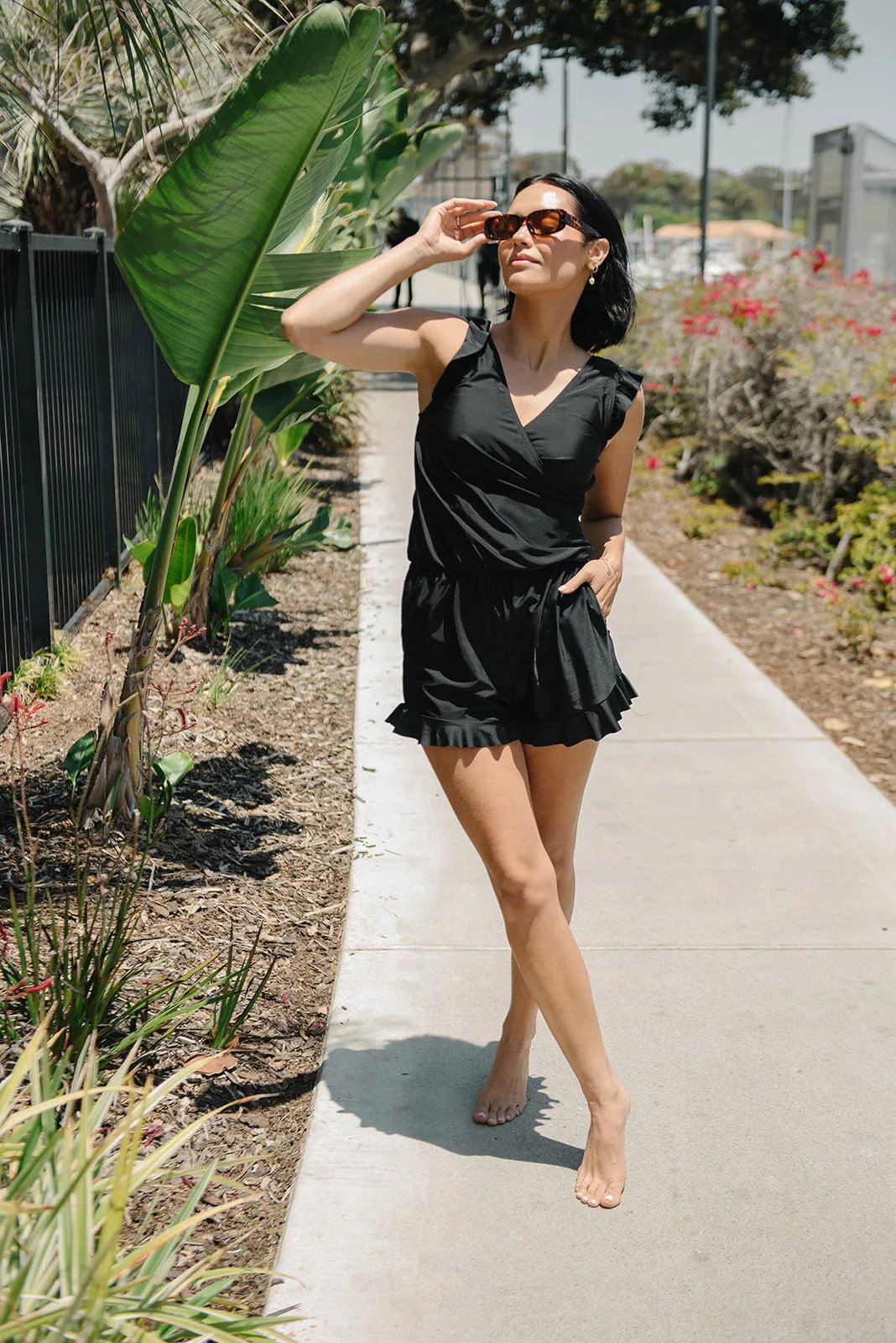 AGNIESZKA | Swimsuit with Ruffles and Bust Support
