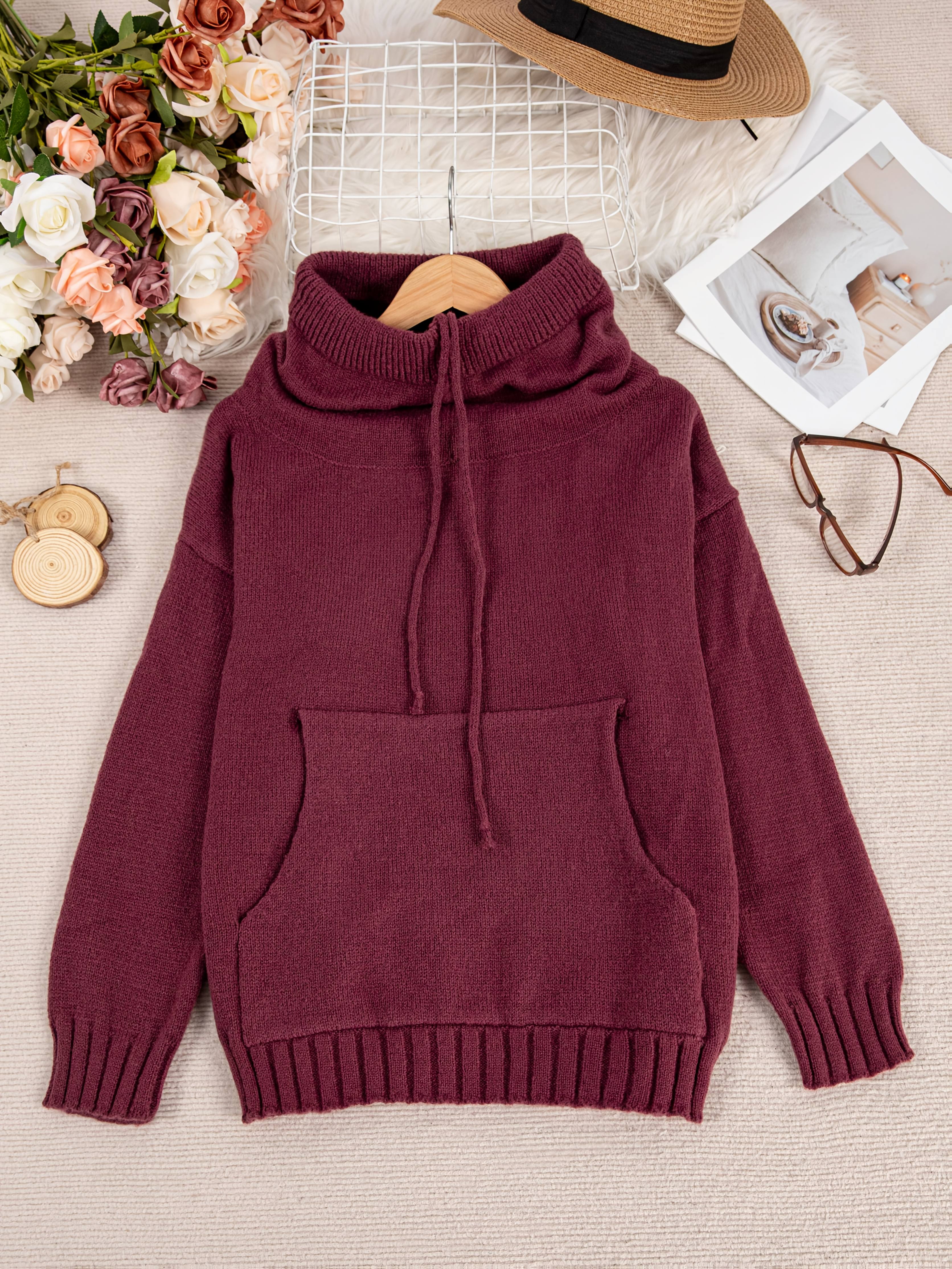 ZELINA | Long Sleeve Sweater with Pocket