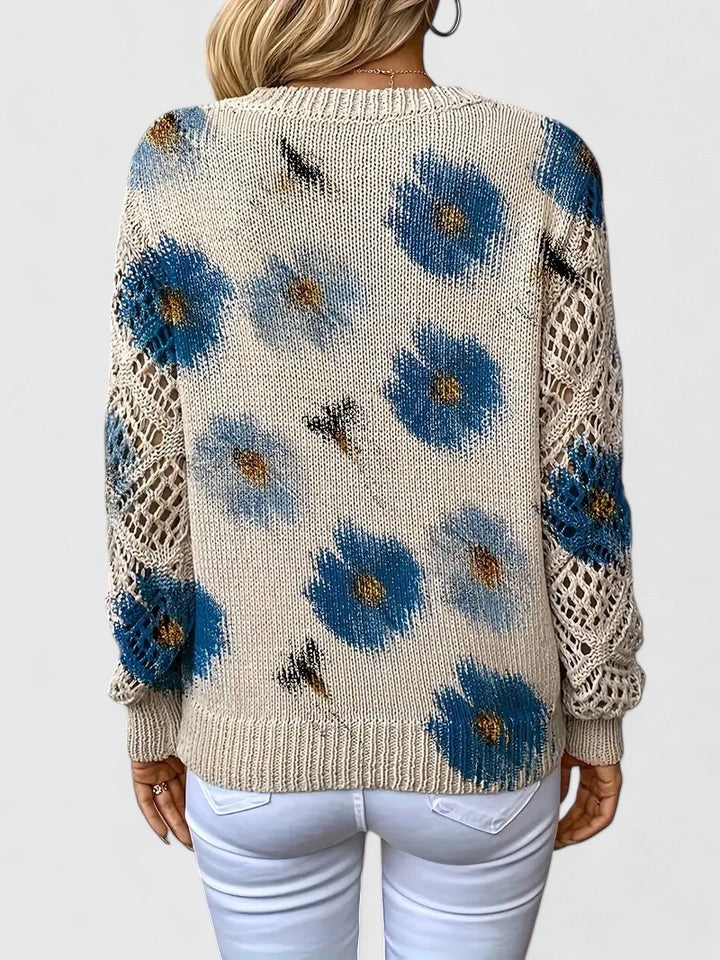 LIZA | Cozy Flower Sweater