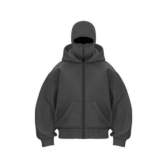 MAYO | Trendy Two-Layered Hooded Sweatshirt
