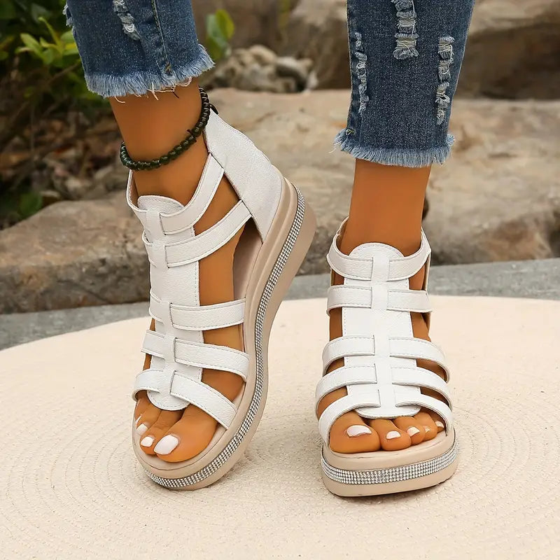 CHLOE | Elegant Wedge Sandals