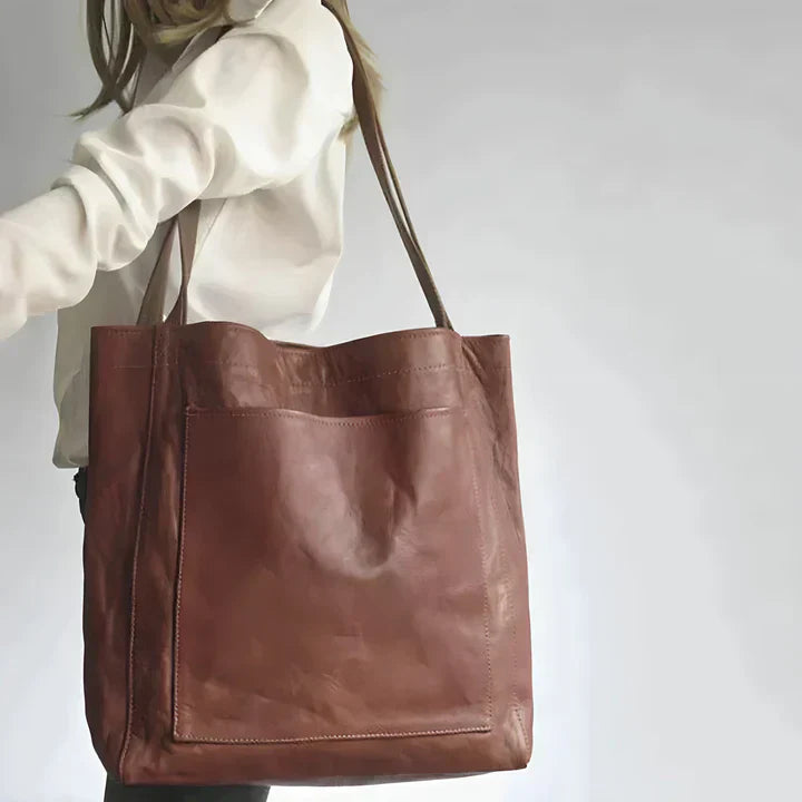 ELYSIA | Classic Leather Tote