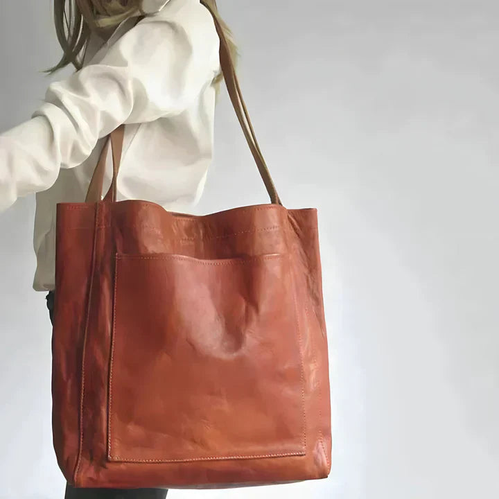 ELYSIA | Classic Leather Tote