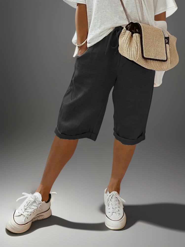 CHLOE | Joggers with Elastic Waist and Side Pockets