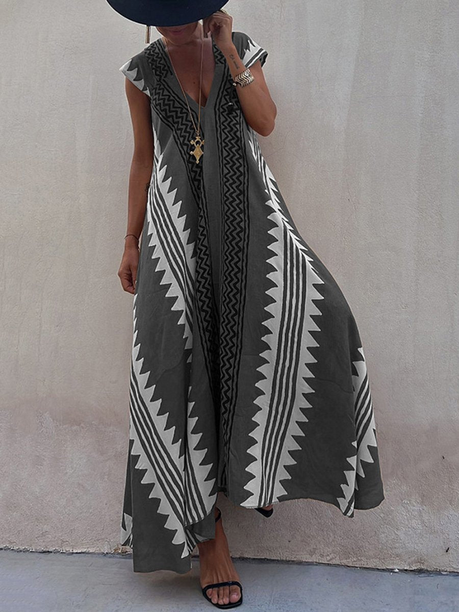NOELIA | Sleeveless Dress with V-Neck