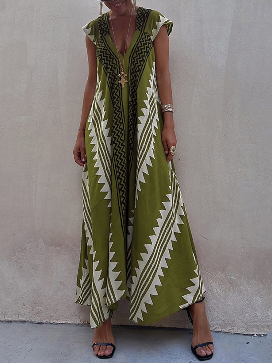 NOELIA | Sleeveless Dress with V-Neck