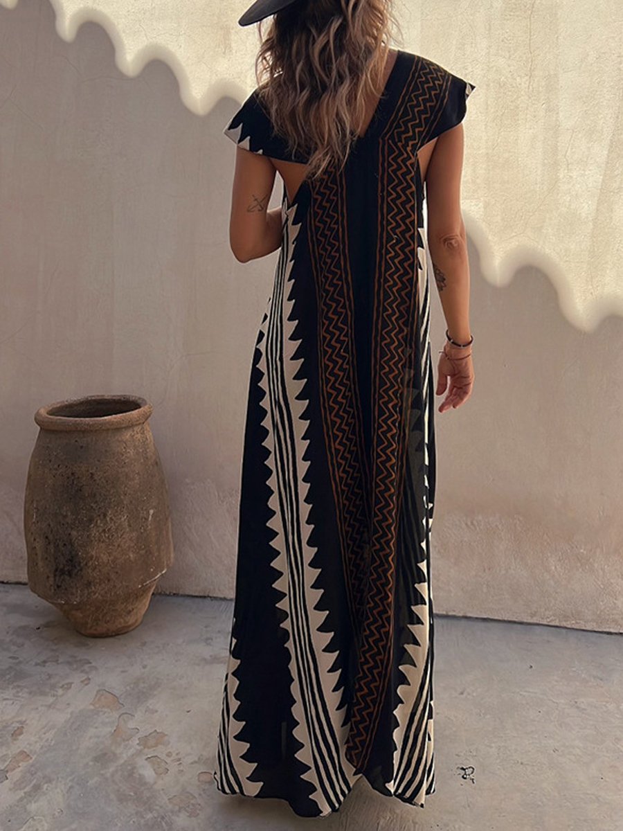 NOELIA | Sleeveless Dress with V-Neck