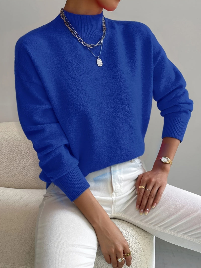 JEANINE | Comfortable High Neck Sweater