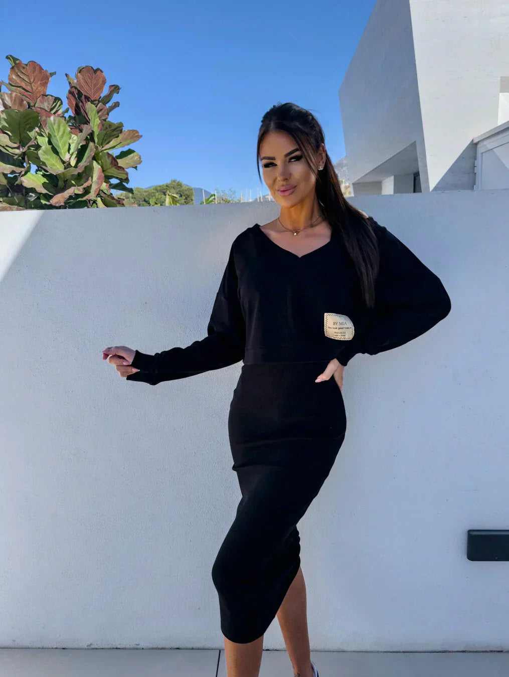 LARA | Casual Dress & Hoodie Set