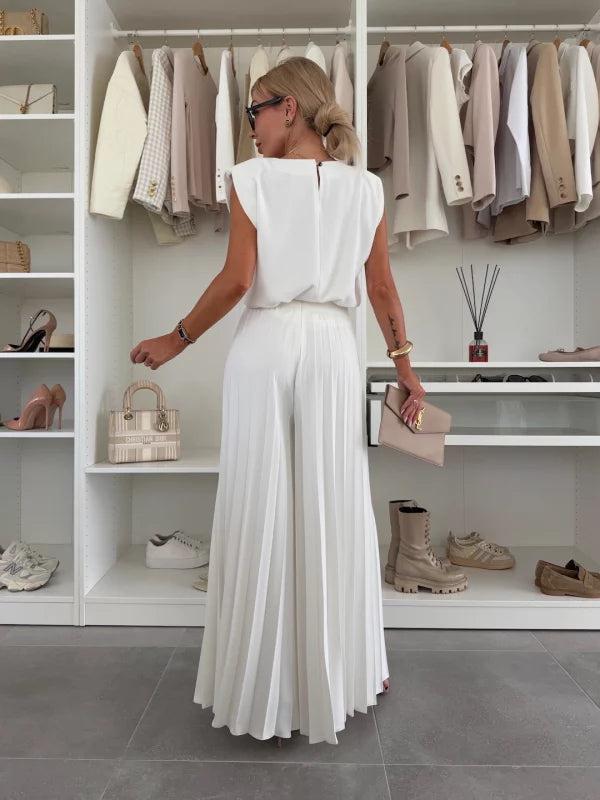 AXELLE | Wide-Leg 2-Piece Power Set