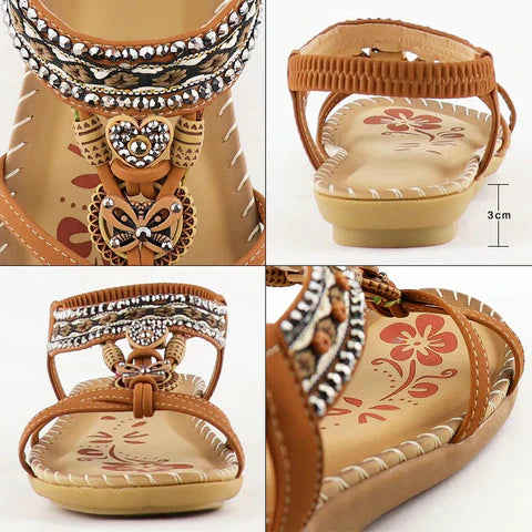 Havana | Sandals with Elastic Band and Soft Platform